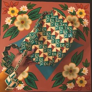 Retro 70s Kool Cigarette Folk Art Purse